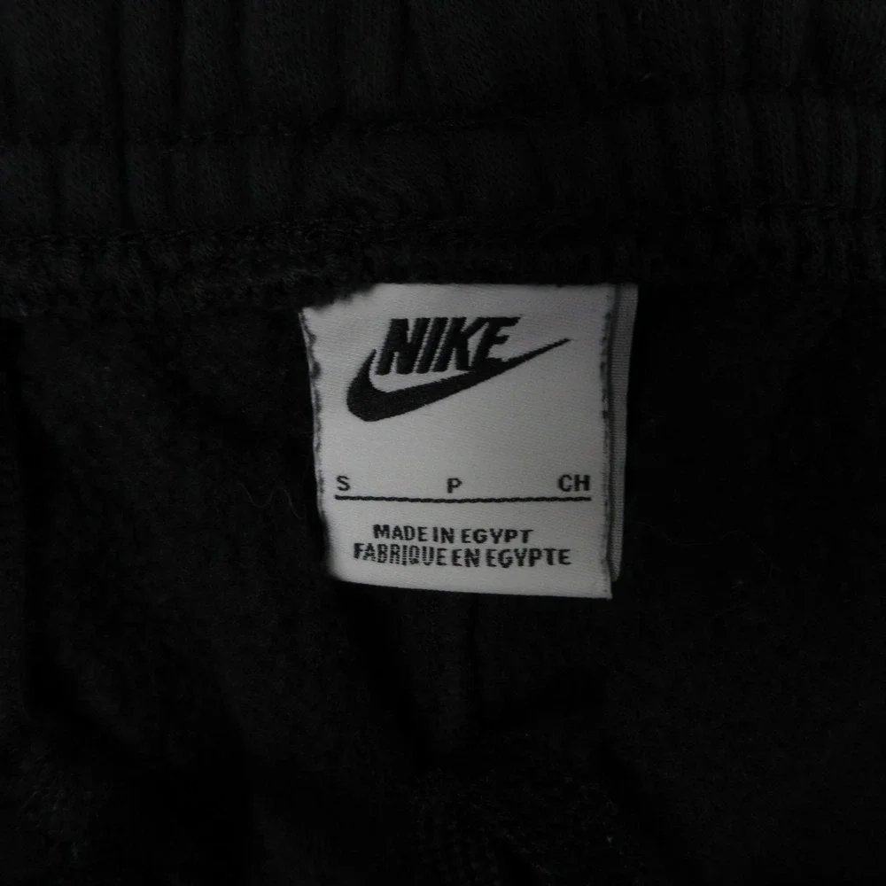 Nike Sweatpants Mens Small Black Sportswear Club Legacy Joggers Fleece Graphic